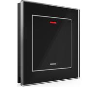 MDT KNX, panel de control de vidrio II, modelo Light, 1 contacto, RGBW, color , neutro, 1 unidad.