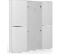 MDT KNX, pulsador Plus TS 55, de 4 teclas, color blanco brillante, 1 unidad.