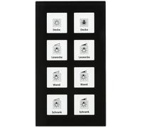 MDT KNX RF+ pulsador de cristal inalámbrico Plus 8 velocidades con actuador n...