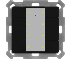 MDT KNX Taster Plus 55, con 8 botones, color mate, 1 unidad.