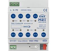 MDT, puerta de enlace de control DALI de 64 canales, modelo 4TE, con registro, 1 unidad.