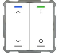 MDT technologies Taster Light 63, interruptor de 2 vías, RGBW, para estudio, modelo BE-TAL6302.C1 (BE-TAL6302.C1)