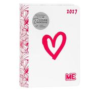 Me My Evolution - Agenda 2027 diaria de 16 meses, agenda para niños y niñas, con tapa blanda y gráficos en relieve, 512 páginas, ideal para escuela secundaria, superior y universidad, 12 x 16,5 cm