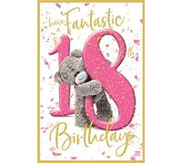 Me to You - Tarjeta de cumpleaños número 18 Tatty Teddy con acabado fotográfico, colección oficial