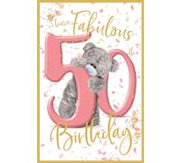 Me To You - Tarjeta de cumpleaños número 50 carta blanca