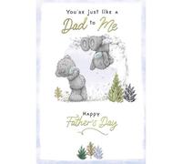 Me to You Tatty Teddy 'Like a Dad To Me' - Tarjeta del día del padre, 15,2 x 22,8 cm, colección oficial