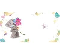 Me To You Tatty Teddy - Tarjeta de cumpleaños 3D de lujo, Just For You, 15,2 x 15,2 cm, colección oficial