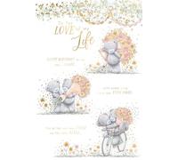 Me To You Tatty Teddy - Tarjeta de felicitación de cumpleaños con texto en inglés Happy Birthday To The Love Of My Life, 15,2 x 22,4