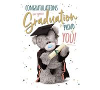 Me To You Tatty Teddy - Tarjeta de felicitación de graduación (12,7 x 17,8 cm), colección oficial