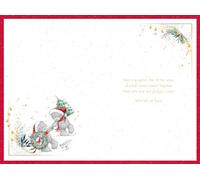 Me To You Tatty Teddy - Tarjeta de Navidad para una pareja muy especial, 15,2 x 22,4 cm, colección oficial