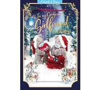 Me to You Tatty Teddy - Tarjeta de recuerdo de Navidad 3D para mi hermosa novia, 15,2 x 22,4 cm, colección oficial