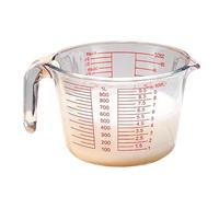 Measuring Cups Glass - Safe Portable Clear Measurement Container, Heat Resistant Kitchen Glass Measuring Jug for Accurate Cooking and Baking Use | Durable Transparent Cup for Meal Prep, Liquid and Dry