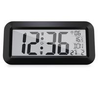 Mebus 14116: Reloj de pared "Funkuhr", 42 cm x 20 cm, color , pantalla grande