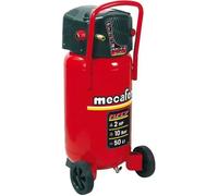 MECAFER Compresor de aire vertical 50 L sin aceite 2HP 10 bar FIFTY