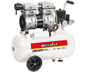 Mecafer Compresor Silencioso 24L 1HP