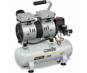 Mecafer Compresor silencioso 6L 0.5HP Gris