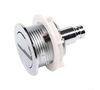 Mecanismo Cisterna ABS Negro Oro Mecanismo Cisterna ABS Negro | Doble pulsador, para ajuste 38mm, ahorro agua, instalación rápida, compatible estándar(Silver)