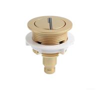 Mecanismo Cisterna ABS para Oro Negro 38mm Mecanismo Cisterna | Doble pulsador 38mm, ahorro agua eficiente, instalación rápida, compatible cisternas estándar, moderno(Gold)