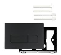 Mecanismo Cisterna Doble Flush Compatible para geberit Mecanismo(Black) | Compatible modelos UP300 UP320, para doble descarga ajustable, ahorro agua, plástico ABS negro resistente