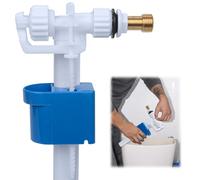 Mecanismo Cisterna WC Universal, Válvula llenado Cisterna, Válvula de Ilenado Lateral de Latón, BolVla cisterna WV para Cisterna de Inodoro de G3/8" y G1/2" Pulgadas