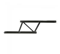 Mecanismo elevable FEUDO 380 para mesas de centro, fabricado en hierro con acabado negro, altura de elevación 135 mm, juego de 2 unidades, ideal para mobiliario funcional y moderno