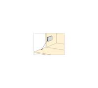 Mecanismo para puertas abatibles miniwinch con tapa, 10kg, acero y plástico, gris