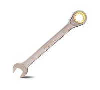 Meccion Llaves Combinadas, Professional 30mm Llaves Fijas con Carraca - Acero Cromo Vanadio Forjada, Niquelada Negro