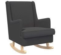 vidaXL Mecedora Gris oscuro 62 x 80 x 85 cm Bouclé