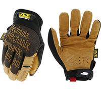 Mechanix Wear - Leather Original Guantes (Large, Marrón/Negro)