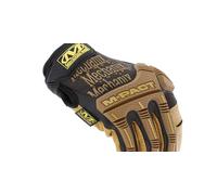 Mechanix Wear M-Pact® - Guantes de piel (talla mediana, marrón/negro)