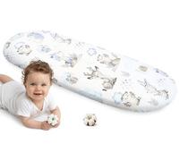 Medi Partners Sabanas Cuna Bebe 86x40 Sabana Bajera Capazo Funda Colchon Combiador para Carro - 100% Algodón Universal Minicuna Moises Sábanas Carrito (Ciervos Y Erizos)
