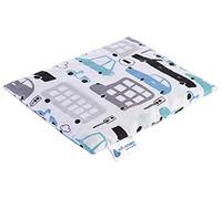 Medi Partners Saco de Semillas para Microondas 20x25cm Cojin 500g 100% Algodón Saquitos bolsa Semillas calor Microondas Almohadillas Saco Termico (Coches grises)