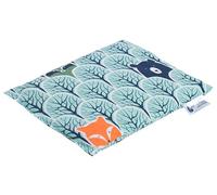 Medi Partners Saco de Semillas para Microondas 20x25cm Cojin 500g 100% Algodón Saquitos bolsa Semillas calor Microondas Almohadillas Saco Termico (Mapache en el bosque)