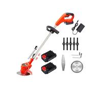 Mediawave Store Decespugliatore Cordless Doppia Batteria 36W Tagliaerba 18000 G/min Giardinaggio Giardino e Bricolage Home Accessori da Giardino outdoor fai da te idee design arredare DIY ambiente con