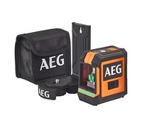 Medicin lser AEG CLG220-B, alcance 20 m, lser verde, 2 lneas, con 1 adaptador, 2 pilas AA, 1 bolsa de almacenamiento, tira de velcro