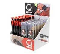 Medid Marcador portaminas + recambios con estuche y sacapuntas, expositor 20 + 20 uds