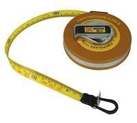 Medid MD/136050 Cinta métrica con estuche metálico recubierto, fibra de vidrio en clase II, doble precisión, 50 m