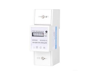 Medidor análogo de la energía de la electricidad de la CA 230V 80A la monofásico con la exactitud de la clase 1, montaje en carril del estruendo, salida del pulso y aislamiento óptico para