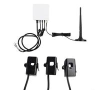 Medidor Consumo Eléctrico 3 Fases con Pinza para ct Medidor Consumo | Trifásico 80A, app para tuya, control remoto, monitorización datos, ahorro energía