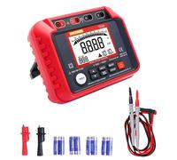 Medidor de aislamiento, rango de 0,1 MΩ a 20 GΩ, 50–1000 V, con protección DAR/PI