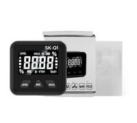 Medidor de ángulo digital y medidor de nivel, inclinómetro electrónico de 4 | Proporciona lecturas precisas de ángulo y pendiente con una base magnética y pantalla LCD giratoria automática para medir con
