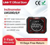 Medidor de ángulo UNI-T LM320F LM320D nivel electrónico inclinómetro magnético transportador Digital LM320C buscador de ángulos caja biselada LM320F 3 Líneas Láser