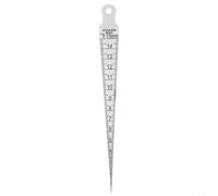 Medidor de Apertura en Forma de Cuña 1-15mm para acero Inoxidable para calibre de Holgura para Diámetros Instrumento de Medición 147.5mm(0.7mm)