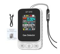 Medidor de calidad del aire interior: detector de dióxido de carbono alimentado por batería, monitor de temperatura y humedad, probador portátil
