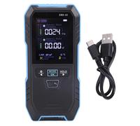 Medidor de campo electromagnético 4 en 1. Detector de alta frecuencia electromagnética con medición de temperatura, compatible con señales EF, MF y RF, con función de visualización de curvas