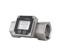 Medidor de caudal de líquido, caudalímetro electrónico con sensor de flujo industrial roscado 1/2 ″ 1 ″ 1,5 ″ 2'(3-4 inch Al Alloy)