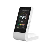 Medidor de CO2 3 en 1, Monitor calidad del aire, Sensor Digital temperatura y humedad, Detector dióxido carbono portátil multifuncional, Reloj Atmos