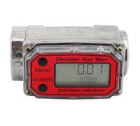 Medidor De Combustible, Medidor De Flujo, Medidor De Flujo De Turbina, para Usar con Módulos De Salida, Sensores y Transmisores Remotos, Medir Diésel, Queroseno, Gasolina(Rojo)