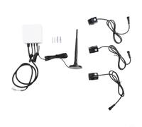 Medidor de Consumo Eléctrico Trifásico WiFi 80A con Pinza para Tuya para Smart Life, Monitor kWh en Tiempo Real, Pantalla LCD Color, Protección Sobretensión, Carril DIN 35mm para Hogar y Oficina