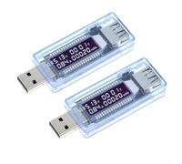 Medidor de corriente de voltaje USB KWS-V20 LCD Tester para teléfono de banco de energía de batería